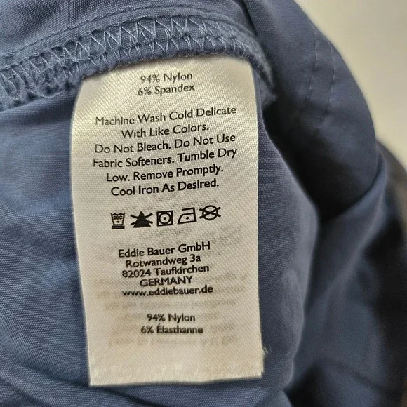 Eddie Bauer First Ascent Men's guide pro shorts 33 blue hiking gorpcore tech - Picture 3 of 10